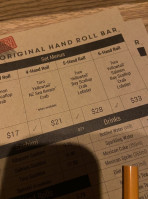 Kazunori: The Original Hand Roll menu