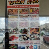 The Kickin Crab menu
