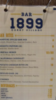 1899 menu