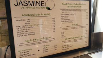JASMINE DELI menu