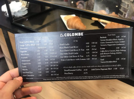 La Colombe Coffee Roaster menu