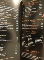 Jj's Asian Fusion menu