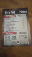 The Rusty Spud menu