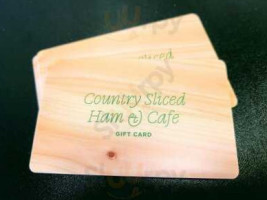 Country Sliced Ham Cafe food