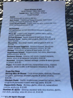 Juno's Kitchen Delicatessen menu