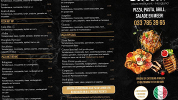 Caesar Pizzeria menu