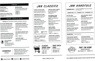 Jim 'n Nick 's -b-q menu
