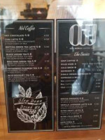 Old World Coffee menu