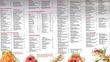Masa Asian Cuisine menu
