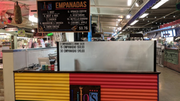 Lito's Empanadas French Market inside