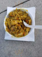 The Jamaican Jerk Pan food