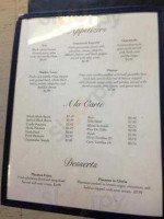 Cafe Antigua menu