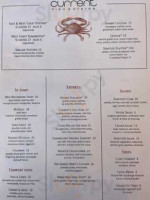 Current Fish and Oyster menu