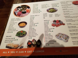 Zumi Sushi Japanese Kitchen menu