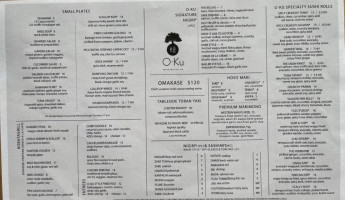 O-ku Dc menu