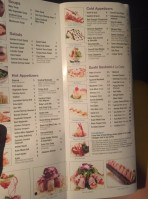 Ozu Japanese Cuisine Lounge menu