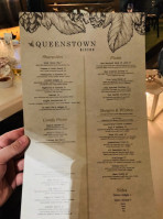 Queenstown Bistro menu