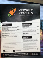 Rocket Kitchen menu