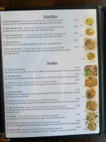 Ruen Thai menu