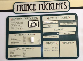 Prince Pucklers Ice Cream food
