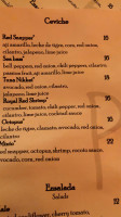 Puro Ceviche menu