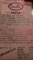 Ornella Trattoria Italiana menu