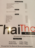Thai Thai Kitchen inside
