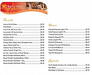 Lanna Thai menu