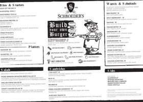 Schroeder's menu