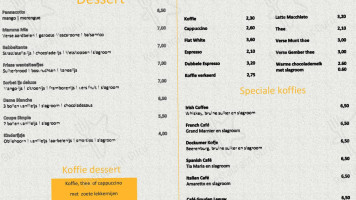 Cafe De Gouden Leeuw Terherne menu