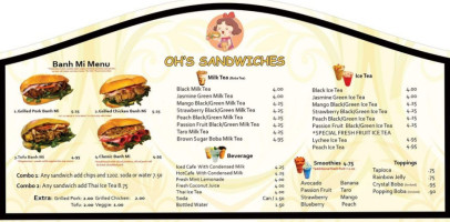 Oh’s Sandwiches food