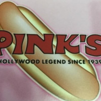 Pinks Hot Dogs food