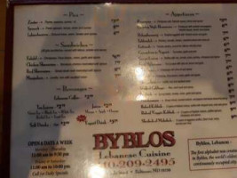 Byblos Lebanese Cuisine inside