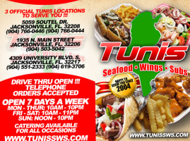 Tunis Wings & Subs food