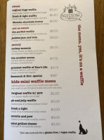 Atypical Waffle Company menu