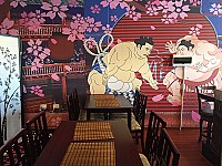 Kagura Sushi House inside