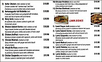 Kabalason Indian Cafe & Restaurant menu