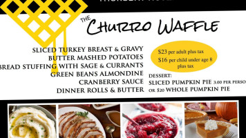 The Churro Waffle food