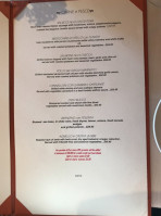 Trattoria Positano menu