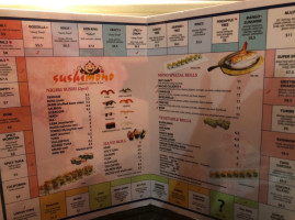Sushimono menu