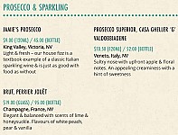 Jamie's Italian menu