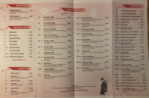 Sushi Station menu