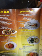 Taqueria El Heredero menu
