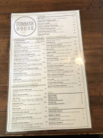 The Summer House Corona Del Mar menu