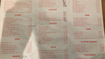 Fu Kwai Chinese Restaurant menu