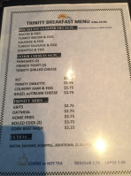 Trinity Grill menu