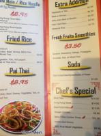 Tasty Asian menu