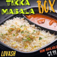 Lovash Indian Restaurant Bar food