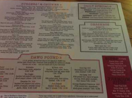 Charlie Hooper's And Grille menu