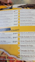 Don Felix Peruvian Restaurant menu